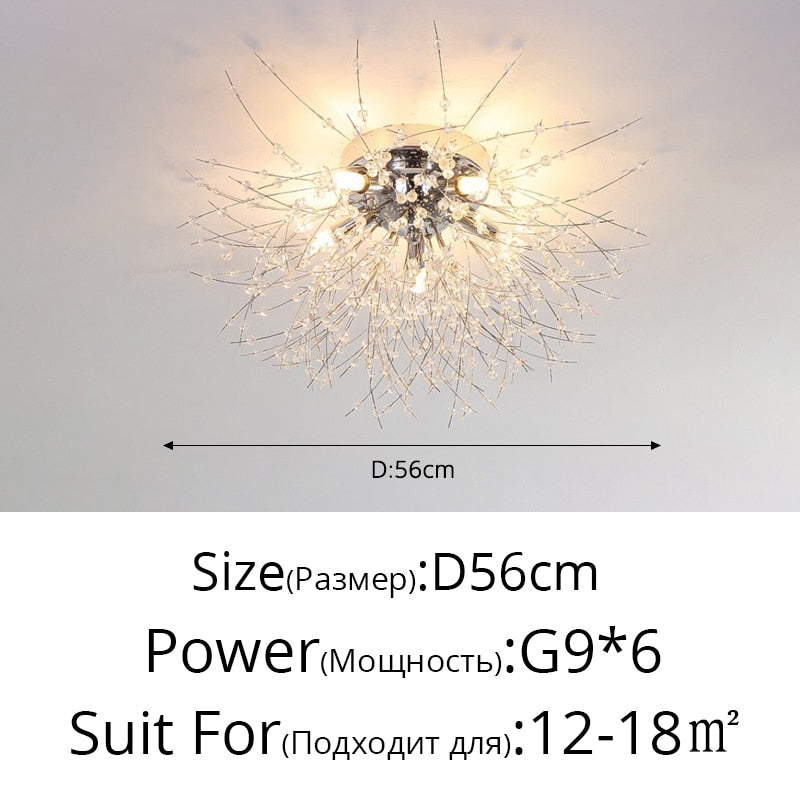 Crystal Dandelion Chandelier