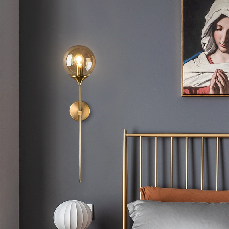 Golden Sconces Lamp