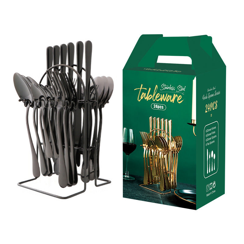Gold Silverware Set