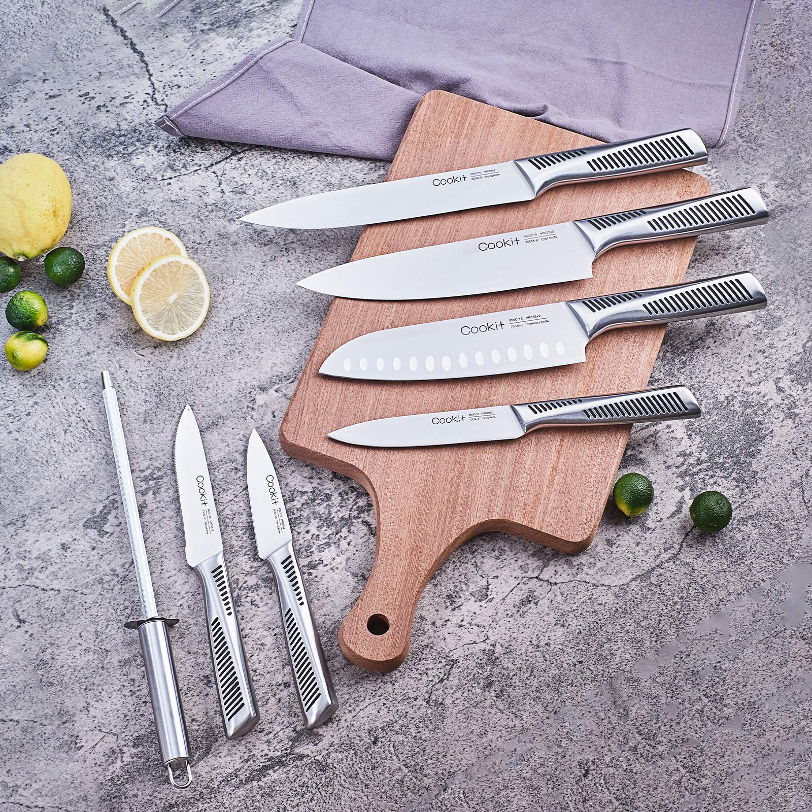 15 Piece Kitchen Knife Set