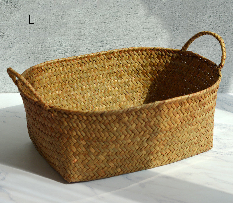 Seagrass Woven Storage Basket