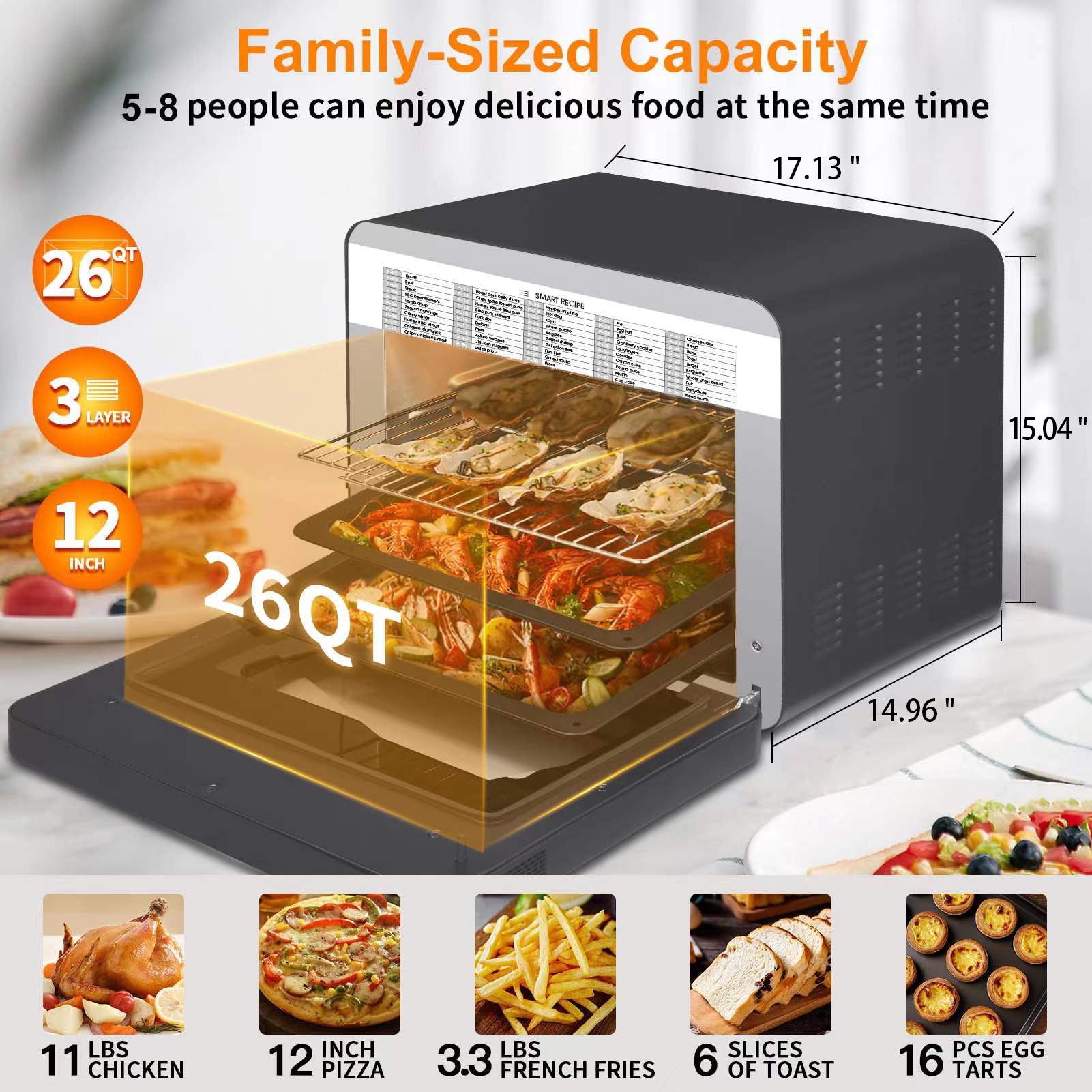 Air Fryer - Toaster Oven Combo