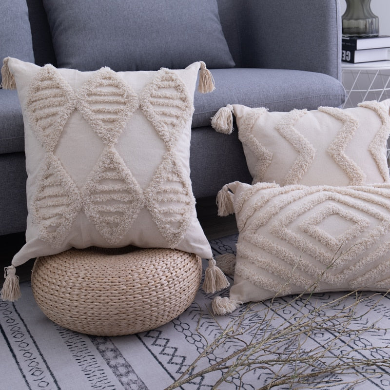 Tassels Cushion Cover