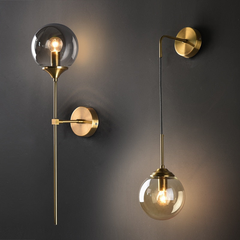 Golden Sconces Lamp