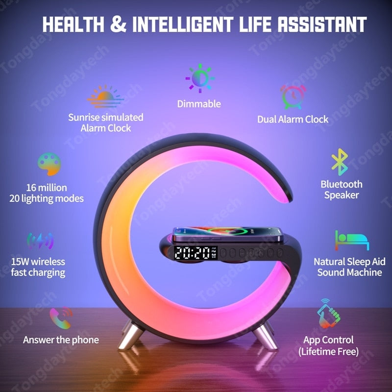 Charging Alarm Clock Speaker